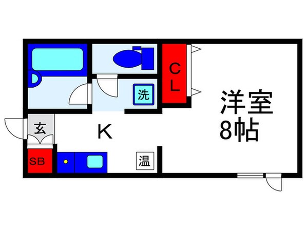 フオンテ－ヌ曽根の物件間取画像